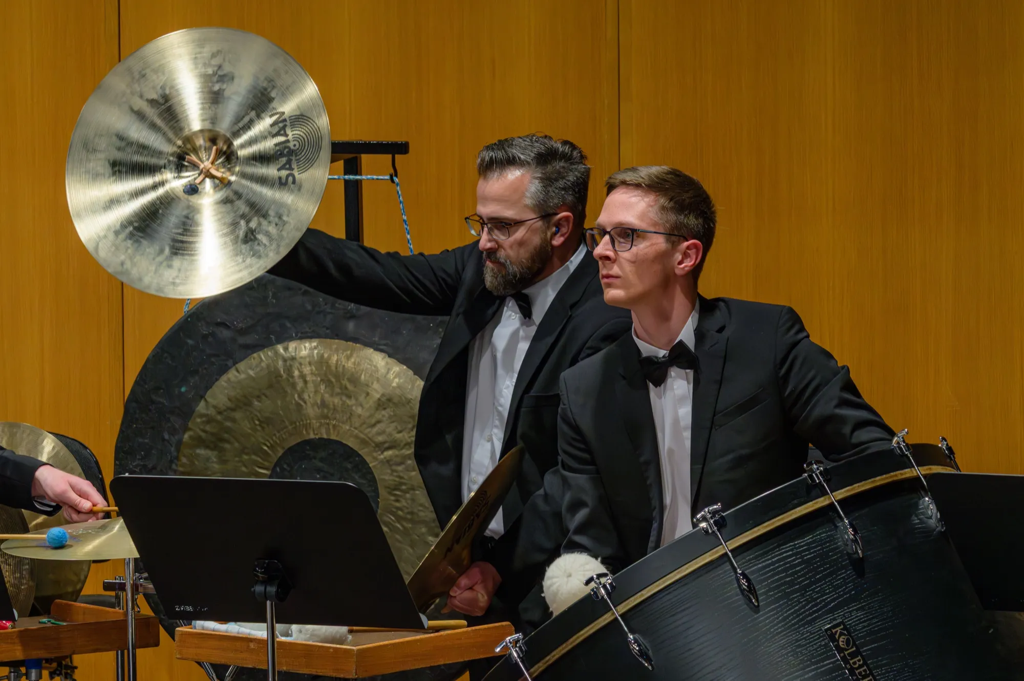 Schlagwerk mit Gong und Becken